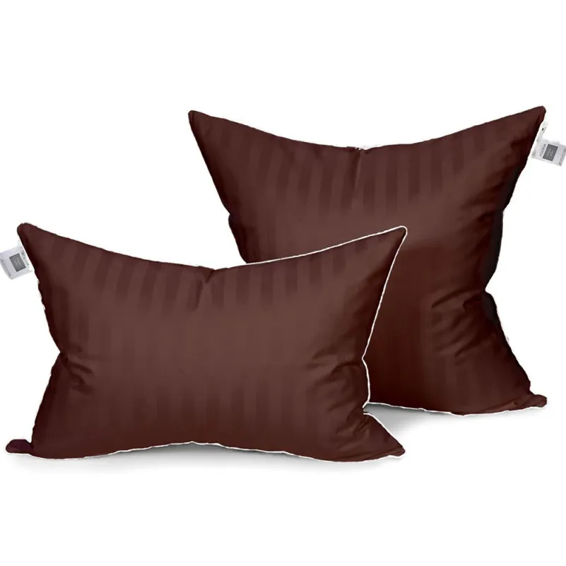 Антиаллергенная подушка Lorenzo №132 EcoSilk сатин-жаккард (средняя) - 3