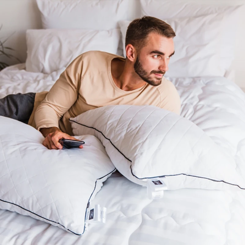 Подушка антиалергенна Royal Pearl №135 3М ТМ Thinsulate TM бавовна (середня) - 8