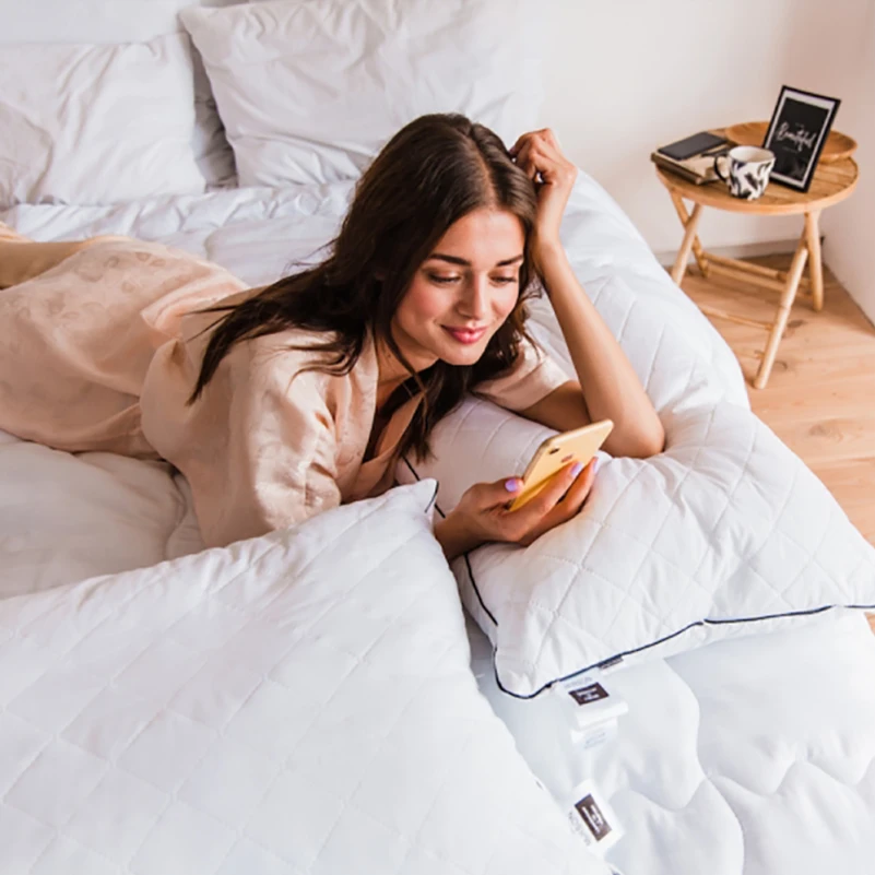 Подушка антиалергенна Royal Pearl №135 3М ТМ Thinsulate TM бавовна (середня) - 15