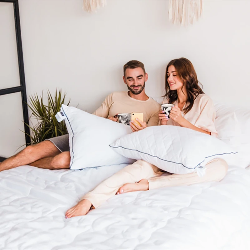 Подушка антиалергенна Royal Pearl №135 3М ТМ Thinsulate TM бавовна (середня) - 9