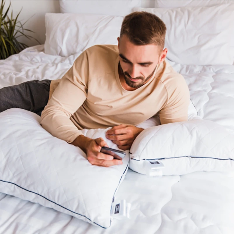 Подушка антиалергенна Royal Pearl №135 3М ТМ Thinsulate TM бавовна (середня) - 10