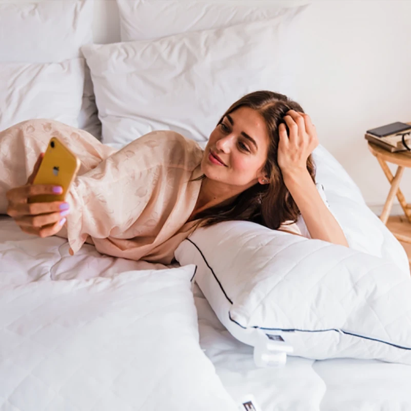 Подушка антиалергенна Royal Pearl №135 3М ТМ Thinsulate TM бавовна (середня) - 13