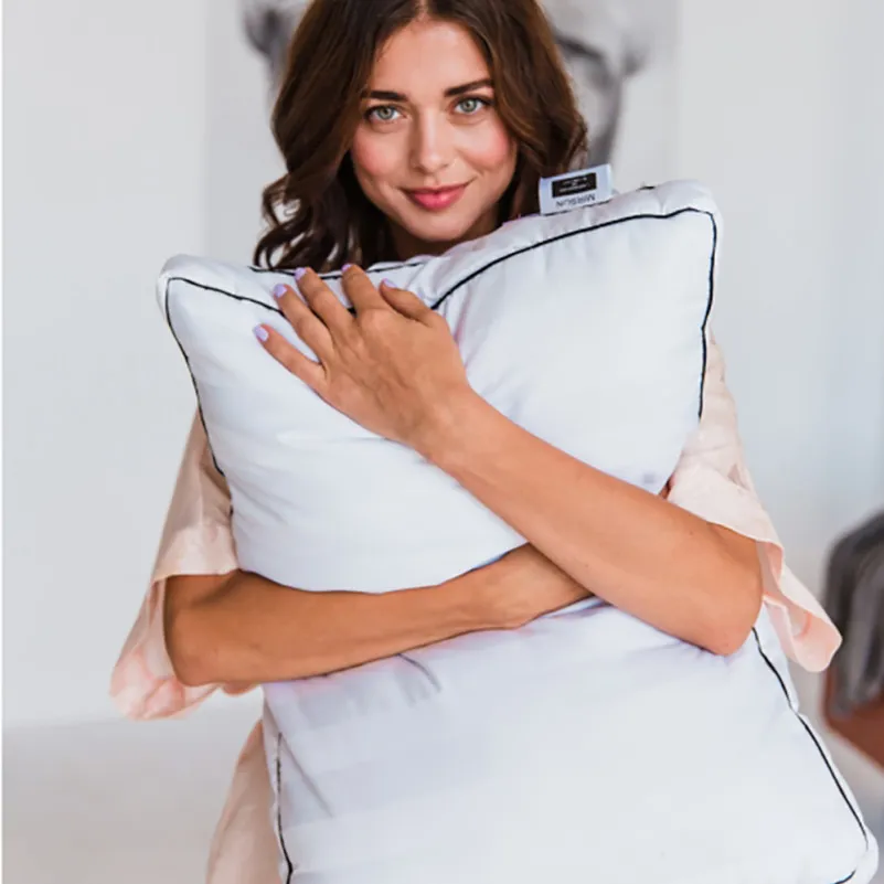 Подушка антиаллергенная Roуal Pearl DeLuxe №563 Eco-Soft сатин-жаккард (средняя) - 6