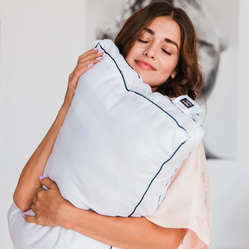 Подушка антиаллергенная Roуal Pearl DeLuxe №563 Eco-Soft сатин-жаккард (средняя) - 17