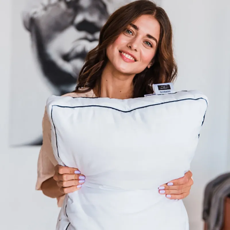 Подушка антиаллергенная Roуal Pearl DeLuxe №563 Eco-Soft сатин-жаккард (средняя) - 14