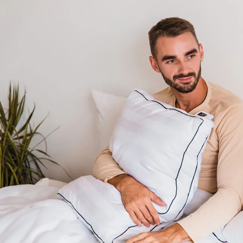 Подушка антиаллергенная Roуal Pearl DeLuxe №563 Eco-Soft сатин-жаккард (средняя) - 10