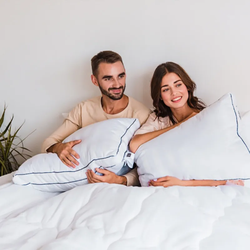 Подушка антиаллергенная Roуal Pearl DeLuxe №563 Eco-Soft сатин-жаккард (средняя) - 8