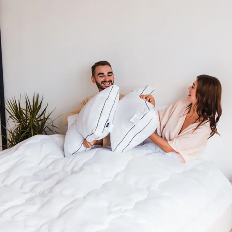 Подушка антиаллергенная Roуal Pearl DeLuxe №563 Eco-Soft сатин-жаккард (средняя) - 15