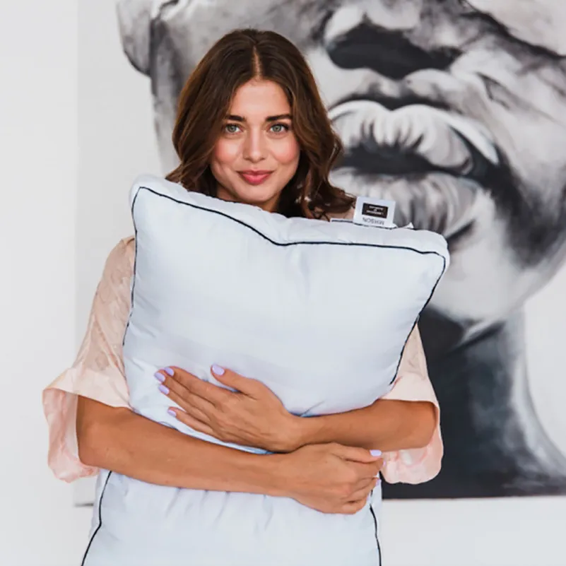 Подушка антиаллергенная Roуal Pearl DeLuxe №563 Eco-Soft сатин-жаккард (средняя) - 12