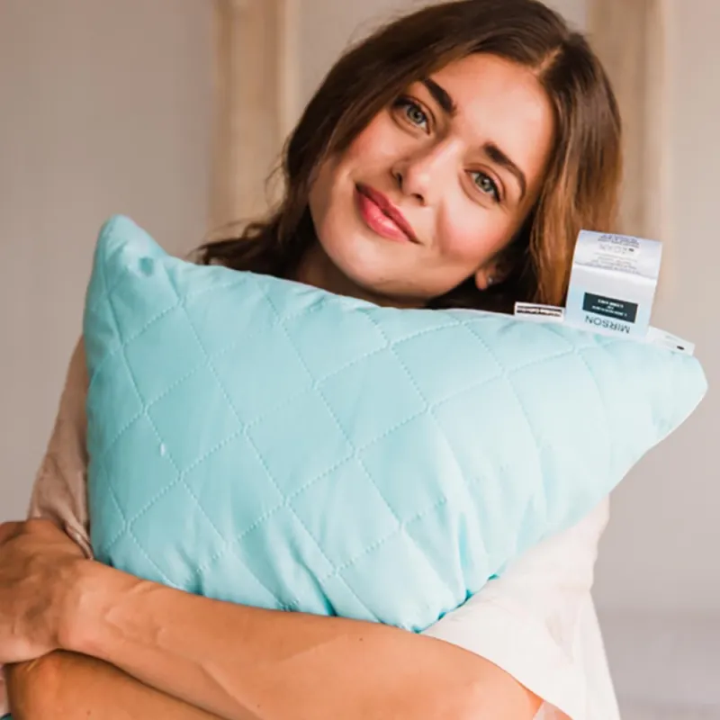 Подушка антиаллергенная "Valentino" №118 EcoSilk хлопок (мягкая) - 21