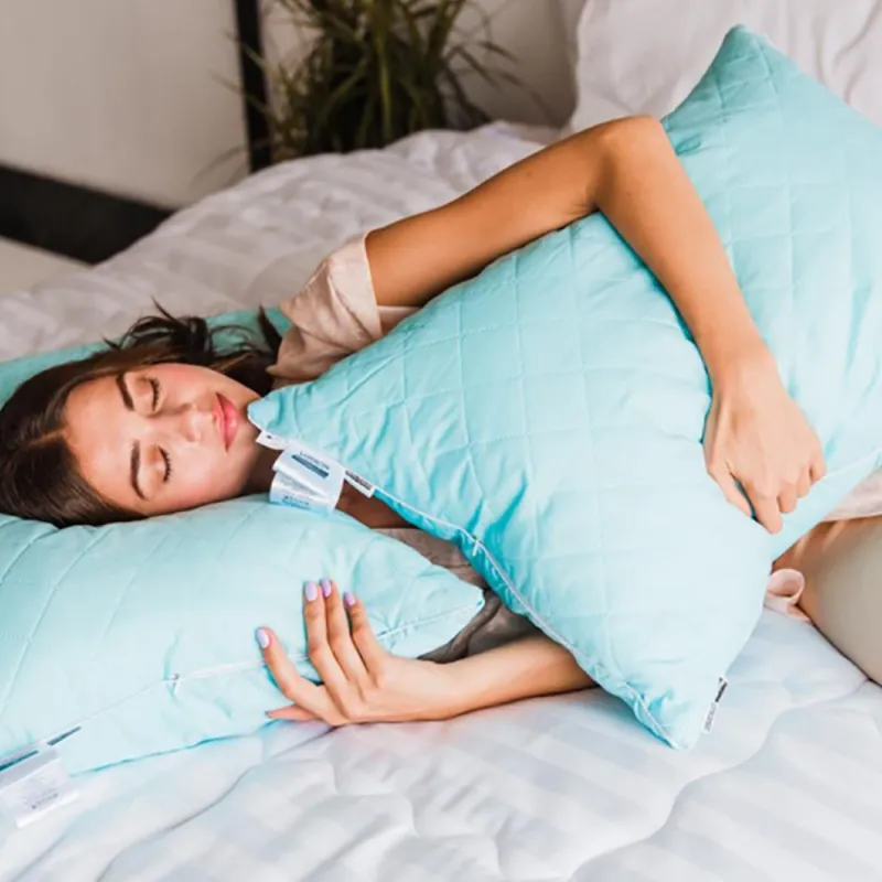 Подушка антиаллергенная "Valentino" №118 EcoSilk хлопок (мягкая) - 12