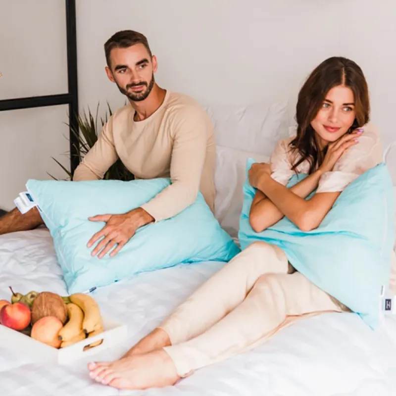 Подушка антиаллергенная "Valentino" №118 EcoSilk хлопок (мягкая) - 11