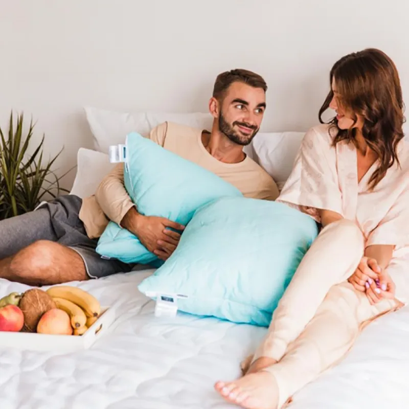 Подушка антиаллергенная "Valentino" №118 EcoSilk хлопок (мягкая) - 10