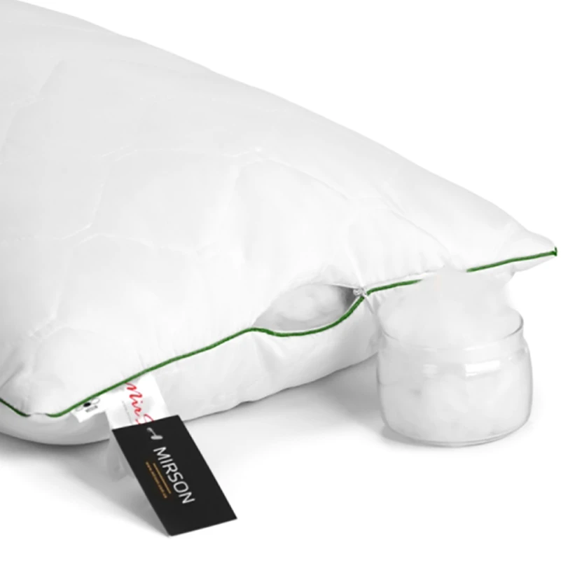 Подушка антиалергенна Eco Line №467 Eco-Soft мікросатин (середня) - 19