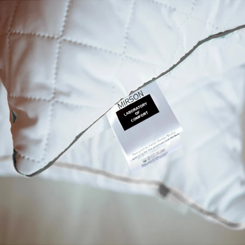 Подушка антиалергенна Eco Line Silver №142 EcoSilk мікросатін (середня) - 10