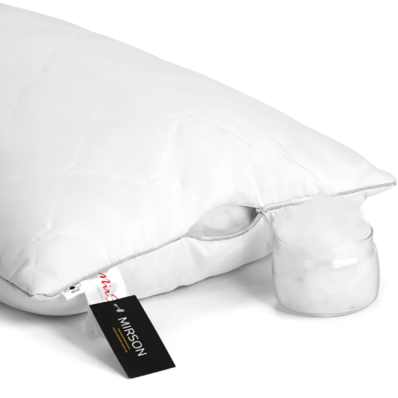 Подушка антиалергенна Eco Silver №464 Eco-Soft мікросатин (середня) - 17