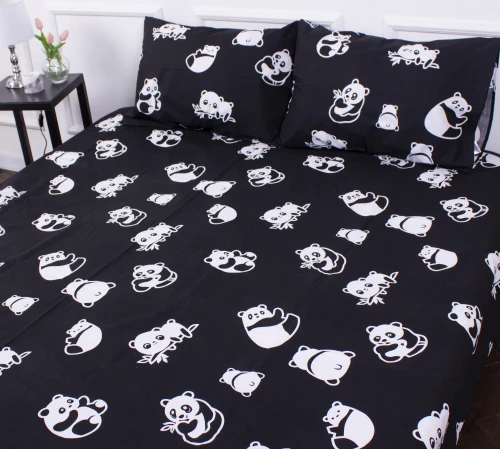 Простирадло MirSon Ranforce Elite 17-0573 Happy Panda