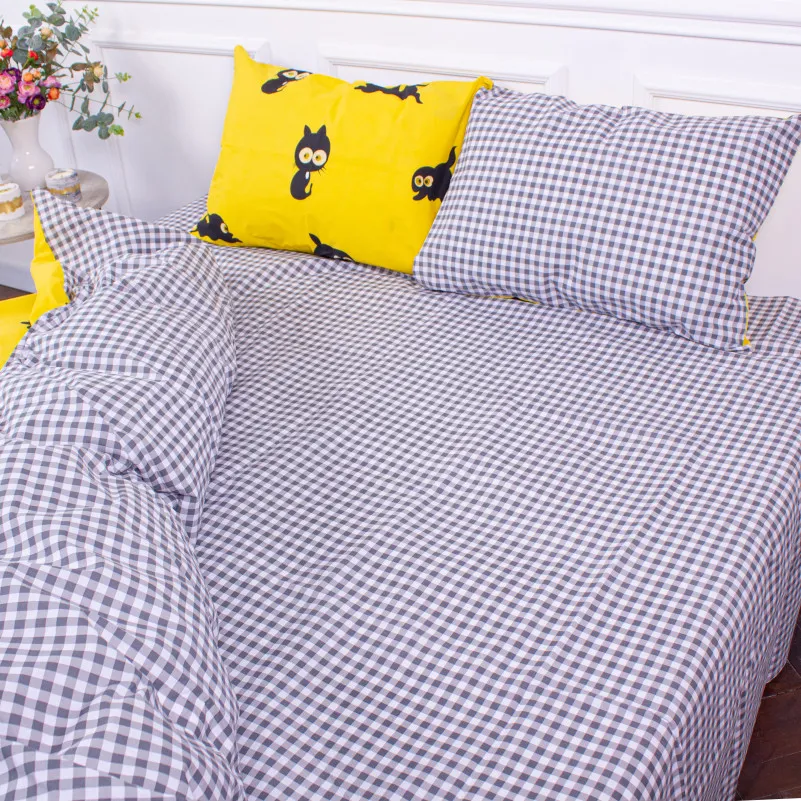 Простынь MirSon Ranforce Elite 17-0572 Black Cat