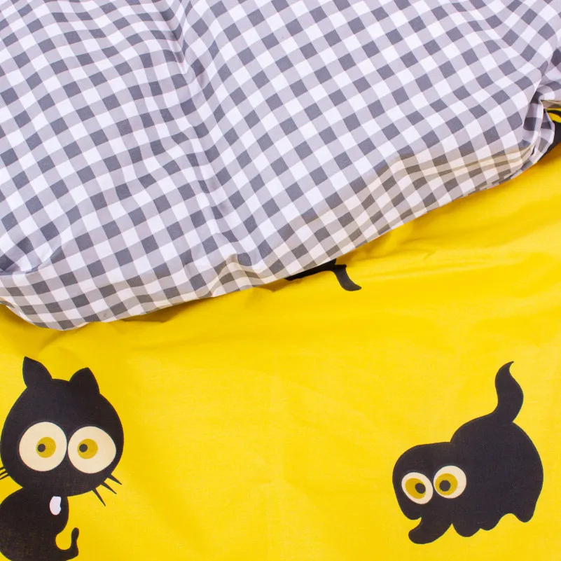 Простынь MirSon Ranforce Elite 17-0572 Black Cat - 2