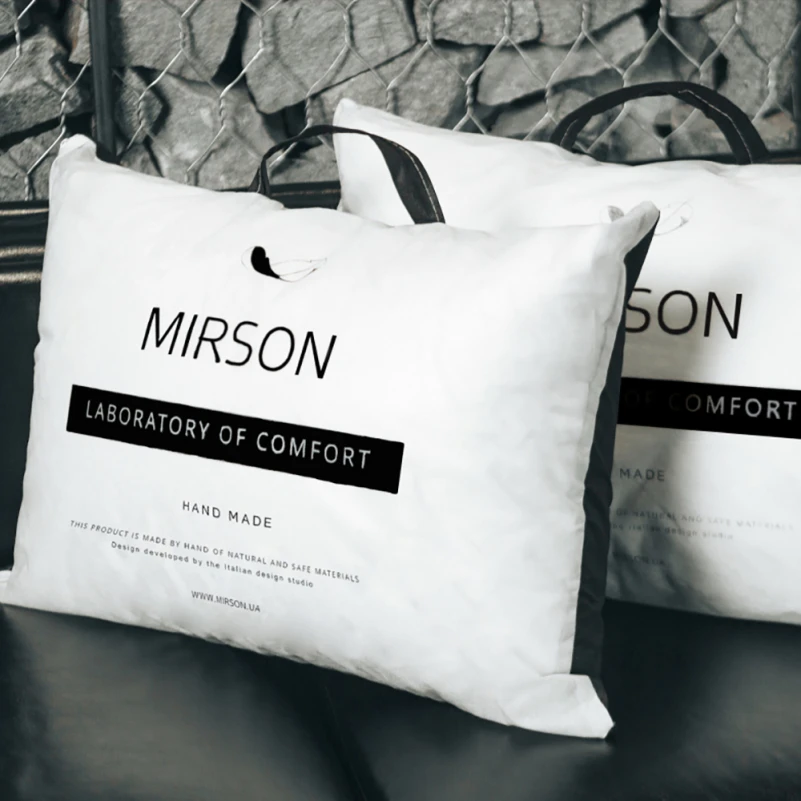 Подушка пуховая Luxury Exclusive пух Luxury №152 100% пух Luxury class тик Luxe (средняя) - 24