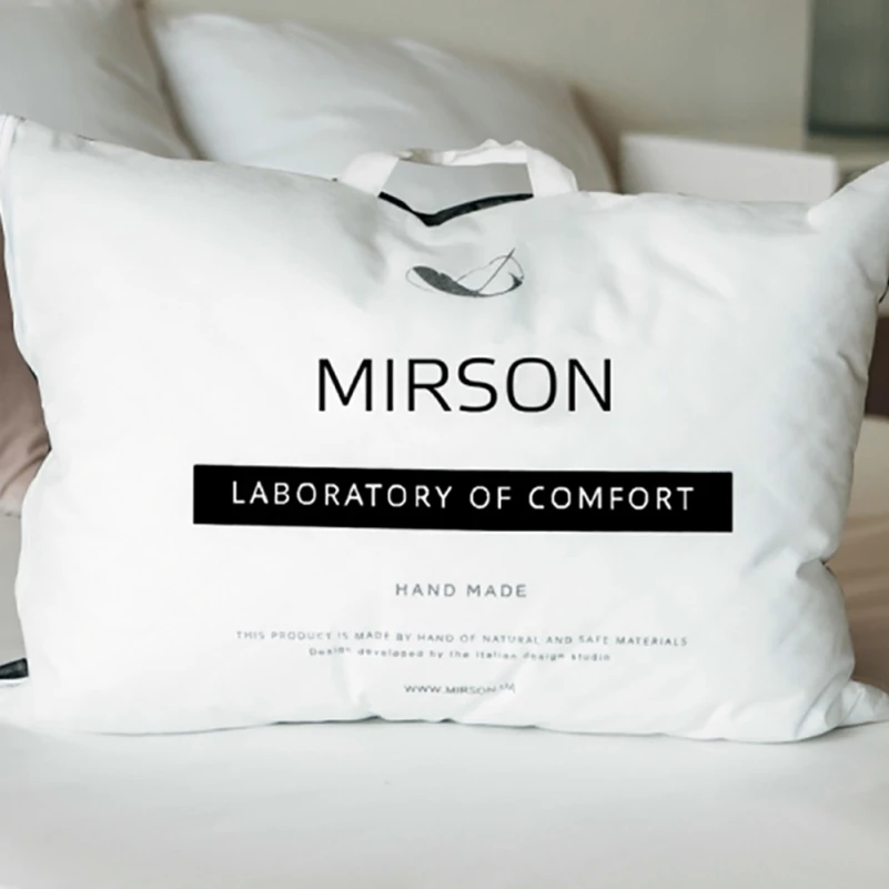 Подушка антиалергенна Eco Line Silver №142 EcoSilk мікросатін (середня) - 16