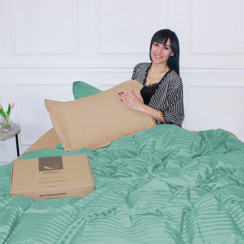 Постельное белье Satin Stripe 30-0014 + 30-0004 Aivengo - 4