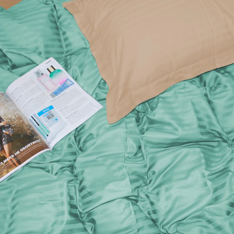 Постельное белье Satin Stripe 30-0014 + 30-0004 Aivengo - 7