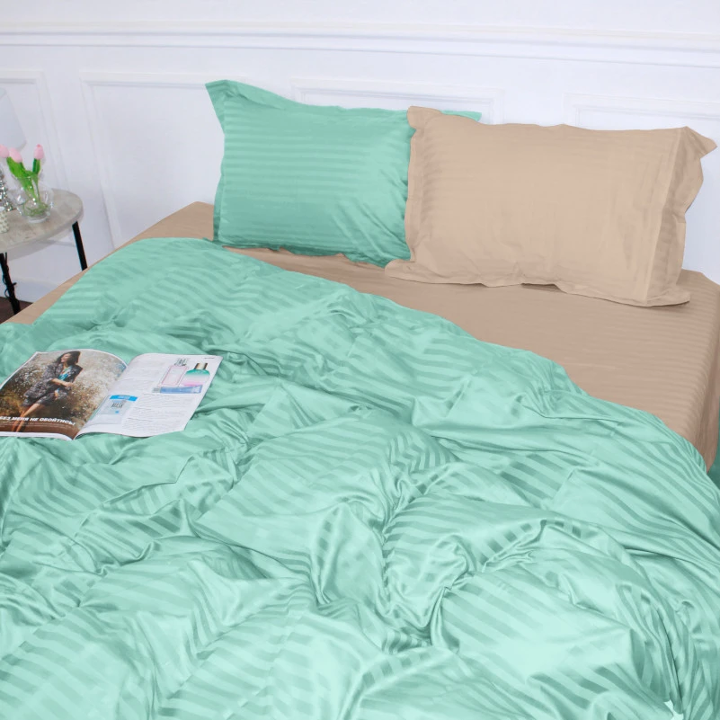 Постельное белье Satin Stripe 30-0014 + 30-0004 Aivengo - 9