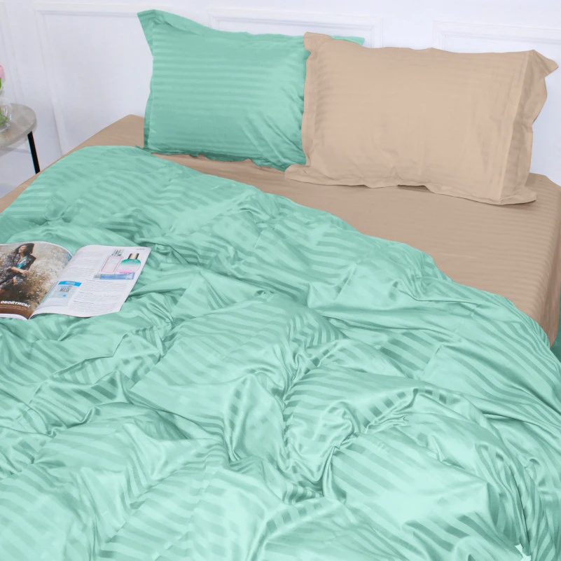 Постельное белье Satin Stripe 30-0014 + 30-0004 Aivengo - 8