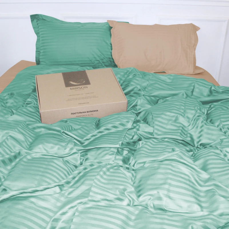 Постельное белье Satin Stripe 30-0014 + 30-0004 Aivengo - 11