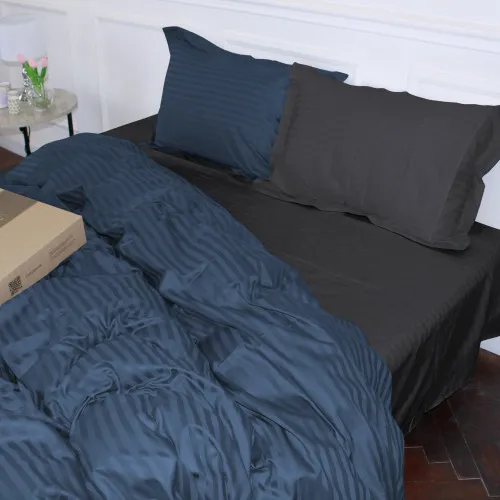 Пододеяльник Satin Stripe 30-0020 + 30-0012 Ennayard - 2