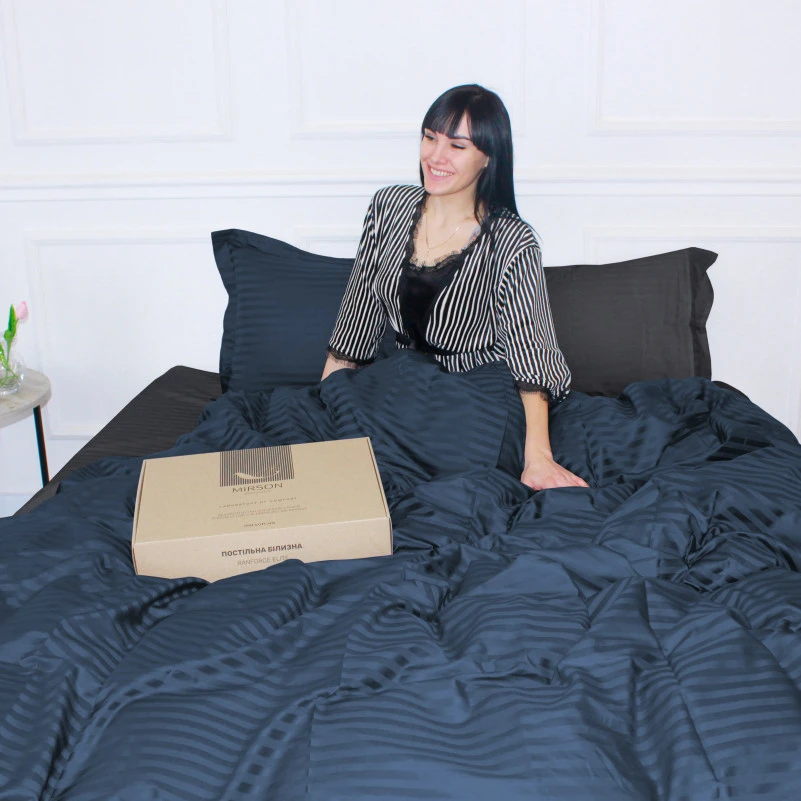 Постельное белье Satin Stripe 30-0020 + 30-0012 Ennayard - 12