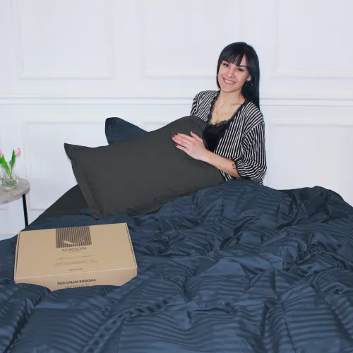 Пододеяльник Satin Stripe 30-0020 + 30-0012 Ennayard - 5