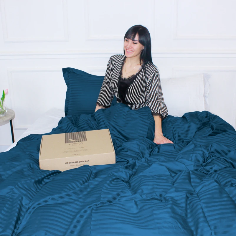 Постельное белье Satin Stripe 30-0019 + 30-0001 Fatima - 8