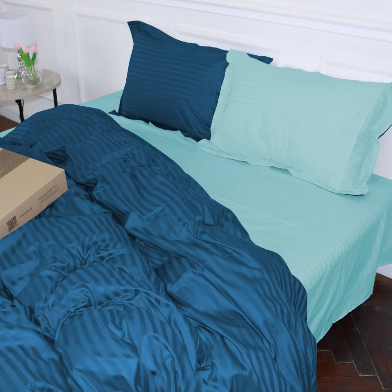 Постельное белье Satin Stripe 30-0019 + 30-0013 Milo - 11
