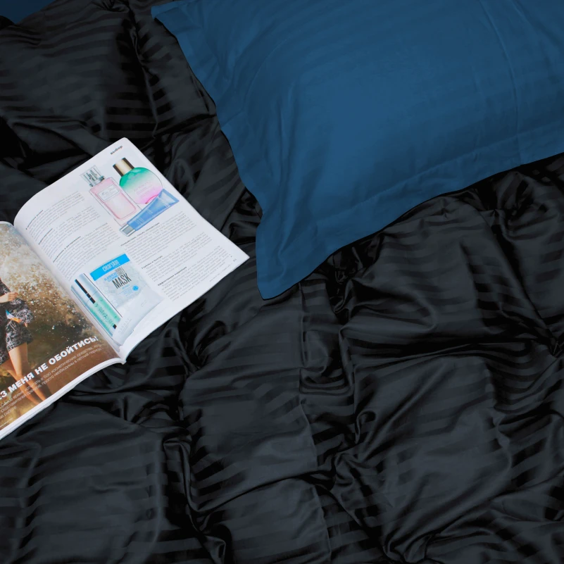 Постельное белье Satin Stripe 30-0021 + 30-0019 Minhvan - 4