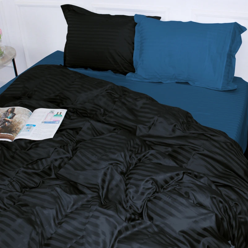 Постельное белье Satin Stripe 30-0021 + 30-0019 Minhvan - 6