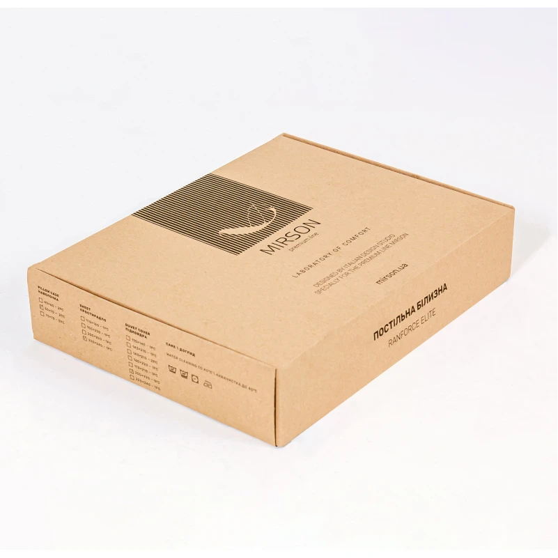 Комплект постільної білизни Mirson Ranforce Elite 16-5703 Light Gray - 6