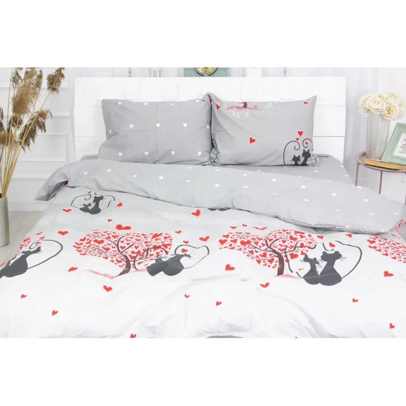 Підковдра Бязь 17-0441 Cat love - 1