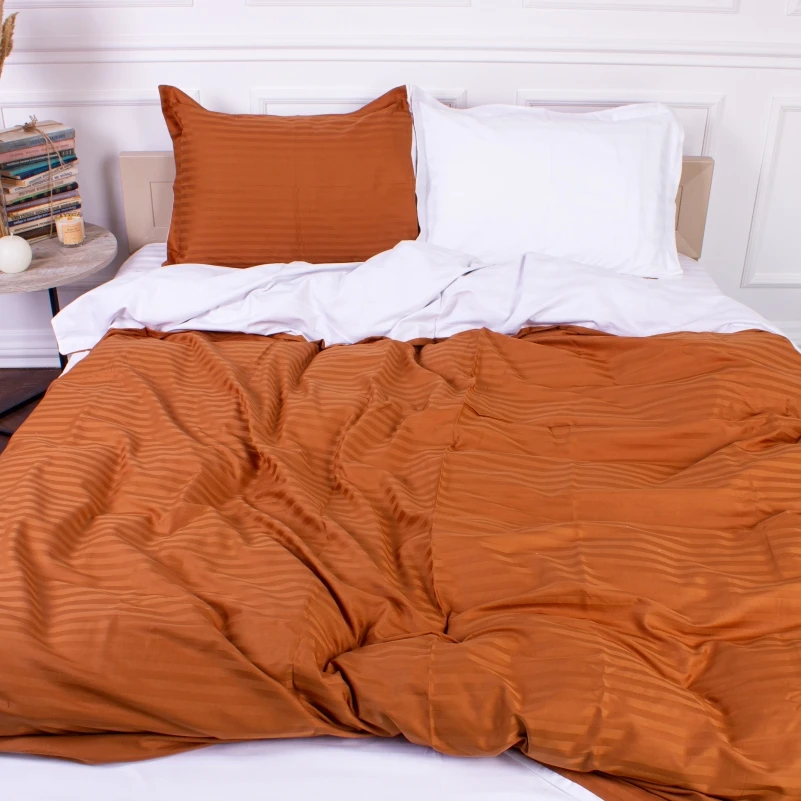 Постельное белье Satin Stripe 30-0005 + 30-0001 Batul