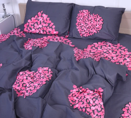 Комплект постільної білизни Сатин 22-1290 Heart of flowers - 2