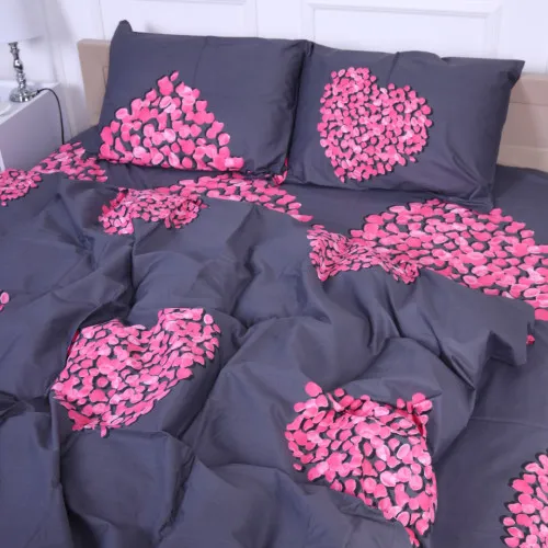 Комплект постельного белья Сатин 22-1290 Heart of flowers - 2