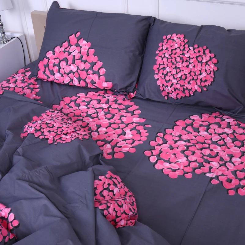 Комплект постільної білизни Сатин 22-1290 Heart of flowers - 5