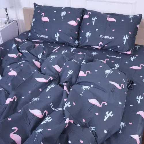Комплект постельного белья Сатин 22-1289 Flamingo - 2