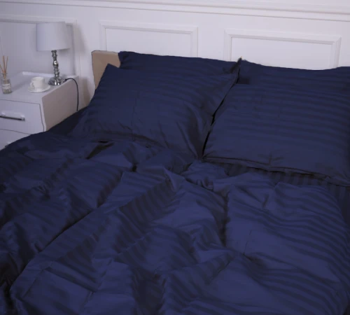 Простирадло Сатин ELIT. Італія "Blue sea" - 2