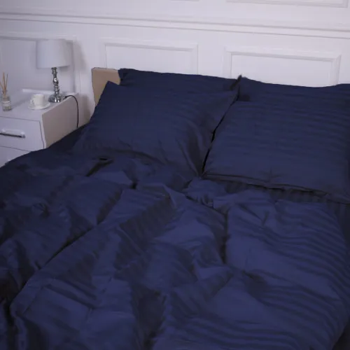 Простирадло Сатин ELIT. Італія "Blue sea" - 2