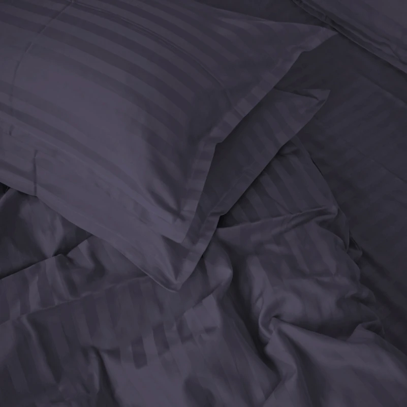 Комплект постільної білизни Сатин ELIT "Graphite" - 6