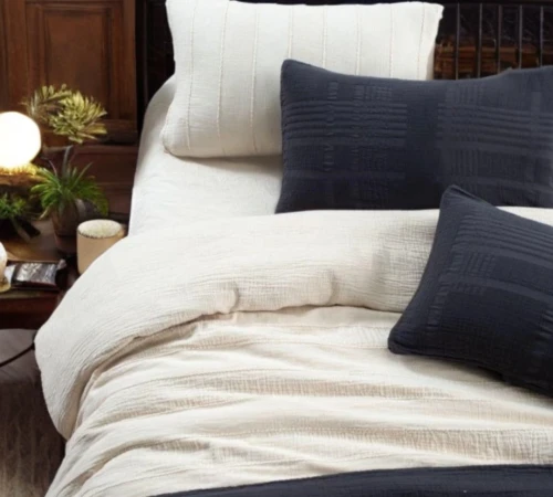 Комплект постільної білизни Муслін №002 Naturel Cream