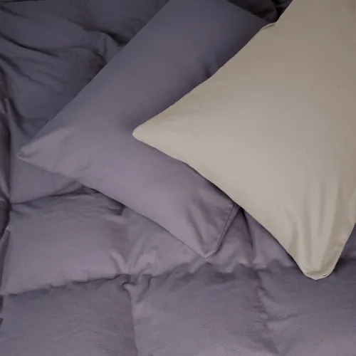 Комплект постельного белья Фланель 004-001 "Cappuchino/Ash grey"