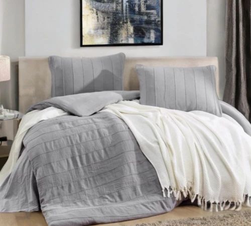 Комплект постільної білизни Муслін №005 Gri